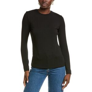 Lafayette 148 New York Womens T-Shirt, Black